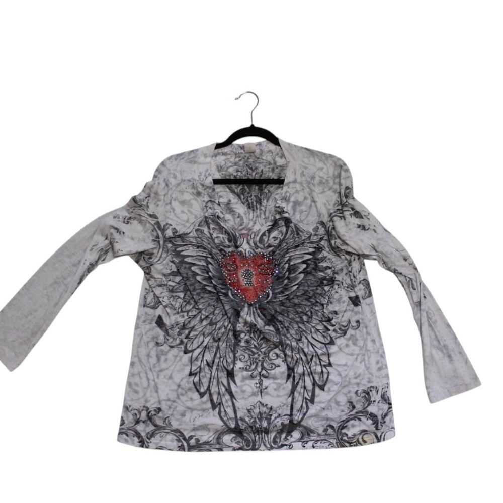 Pinkeli long sleeve vintage top